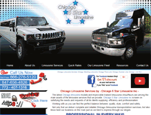 Tablet Screenshot of 5star-limo.net